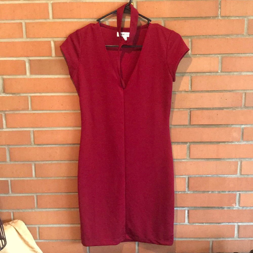 Red T-Shirt Dress
